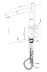 VILLEROY & BOCH VILLEROY & BOCH - Drezová batéria Steel Shower Nerez 969701LC