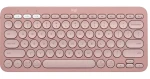 Logitech Pebble Keys 2 K380s ružová / Bezdrôtová klávesnica / BT / USB / US Layout (920-011853_CZ)