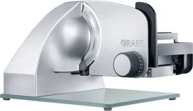 Graef Master M20 strieborná / elektrický krájač potravín / 170 W / priemer noža 170 mm / hrúbka rezu 0-20 mm (M20EU)