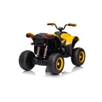 Mamido Detská elektrická štvorkolka Fast Wheel 4x4 žltá