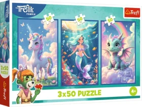 Trefl Puzzle Treflíci: Farebný svet
