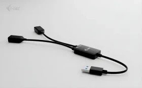 I-TEC USB-A Cable HUB 2 Port / Káblový USB hub / 2× USB-A / 5 Gbps (U3CBLHUB2A)