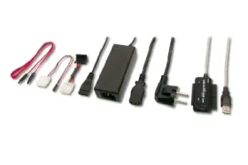 PremiumCord USB 2.0 - IDE + SATA adaptér s káblom a prídavným zdrojom (ku2ides)