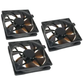 Noiseblocker BlackSilent Pro Fan PL2 čierna 3ks / 120mm / 20 dB @ 1400 RPM / 56.5 CFM / 3-Pin (LUBU-030)