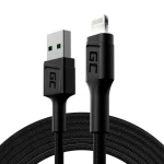 Green Cell GC Ray KABGC12 čierna / Dátový kábel / USB-A - Lightning / 2 m (KABGC12)