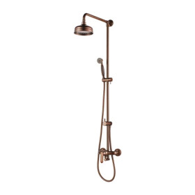 OMNIRES - ART DECO sprchový stĺp, meď kartáčovaná AD5144ORB