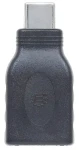 Manhattan redukcia USB-C(M)-USB-A(F) čierna / Redukcia / USB 3.1 Gen 1 / 5 Gbit/s (354646)