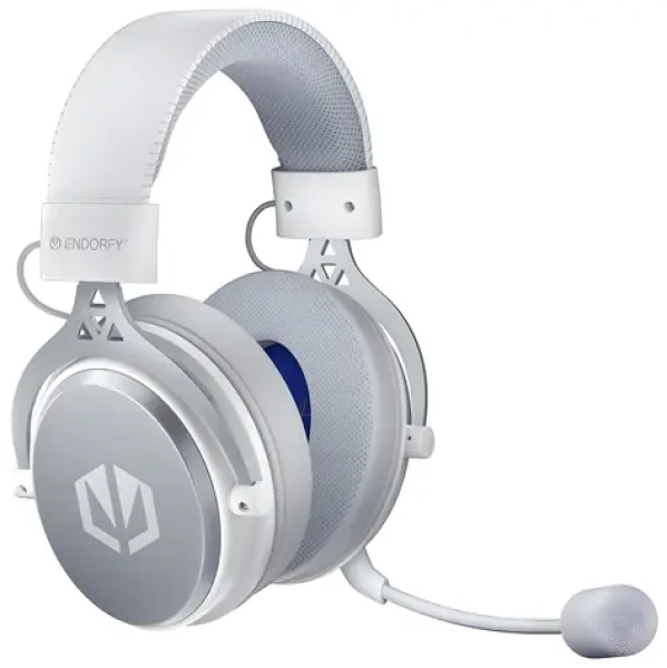 Endorfy VIRO Wireless Onyx White / Herné slúchadlá s mikrofónom / Bluetooth / USB dongle / 3.5mm Jack / ENC mikrofón (EY1A016)