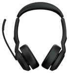 JABRA Evolve2 55 čierna / Slúchadlá / mikrofón / ANC / USB-C / Bluetooth 5.2 / UC Stereo (25599-989-899)