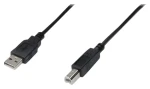 Digitus USB 2.0 AB / Prepojovací kábel / K tlačiarni a perifériám (AK-300105-030-S)
