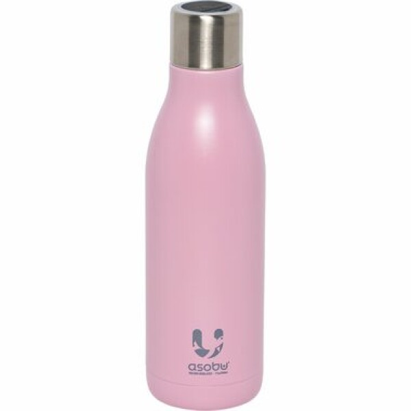 Asobu UV-Light Bottle Pink 0.5 L / termofľaša / chladný až 24 hodín / horúci až 12 hodín (UVB17 PINK)