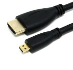 Raspberry PI kábel prepojovací Micro HDMI (M) na HDMI (M) / tienený / čierny / 2m (RB-cable-2B)