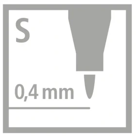 STABILO® OHPen Universal - superfine - červená (841/40)