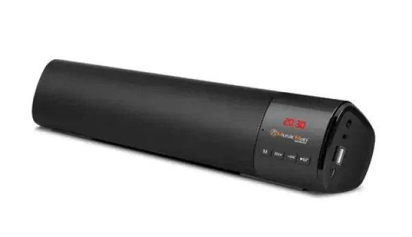 Technaxx MusicMan Mini Soundbar BT-X54 / Bluetooth reproduktor / 2x 5W / BT 5.1 / FM / USB / MicroSD / AUX-IN / čierna (TX0536)
