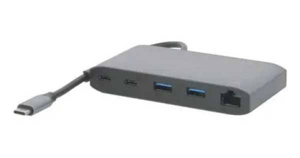 Mobilis 020027 / Dokovacia stanica / USB-C / 8v1 / 100 W PD / HDMI 4K60Hz / LAN (020027)