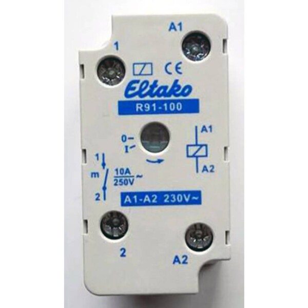 Eltako R91-100-230VAC spínacie relé, 230 V, 8 A, 1 spínací, 1 ks; 91100430