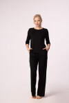 BLÚZKA MARGOT 3/4 černá 2XL