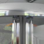 OLSEN SPA - Sprchovací kút SMART - MURO - Farba rámu zásteny - Hliník chróm, Rozmer A - 90, Rozmer B - 90, Smer zatváranie - Univerzálny Ľavé / Pravé, Výplň - Číre bezpečnostné sklo - 4/6 mm OLBMUR90CCBV