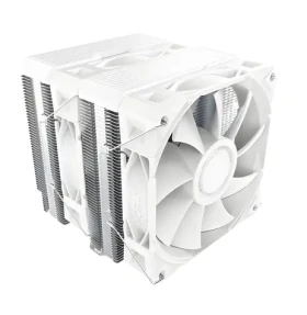 Montech NX600 biela / Chladič CPU / Dual Tower / 2× 120 mm / 800-2000 RPM / 6 heatpipes / PWM / pre AMD a Intel (NX600 (W))