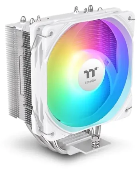Thermaltake UX400 ARGB Sync biela / Chladič CPU / 120 mm / ARGB / 200 W TDP / AM4/AM5/LGA1700/LGA1851 (CL-P143-AL12SW-A)