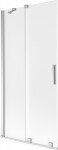 MEXEN/S - Velar dvojkrídlová posuvná vaňová zástena 95 x 150, dekor, chróm 896-095-000-31-01