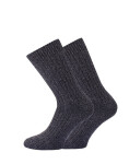 WiK 20599 Nórske pánske ponožky A'2 39-46 grafit 39-42