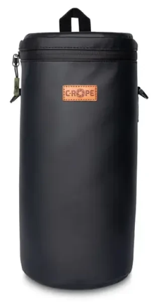 C-ROPE Premium čierna, veľkosť XXL / Fotopúzdro / 14 x 14 x 33 cm / 2 priehradky / s popruhom (CRP-PLB-XXL-BLK)