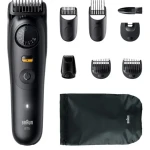 Braun BT5560 čierna / Zastrihávač fúzov / 120 min prevádzky / 0,5-20 mm / umývateľný / 6 nástavcov (BT5560)