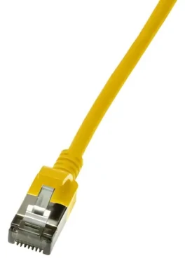 LogiLink CAT6 U/FTP Slim žltá / Patch kábel / RJ-45 / 0,5 m (CQ9027S)