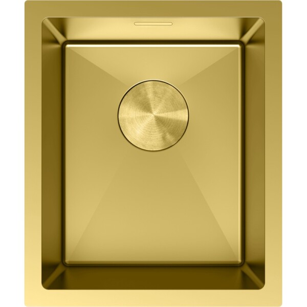 MEXEN - Trixo oceľový drez 1-bowl 370 x 440 mm, zlatá 6412371000-55