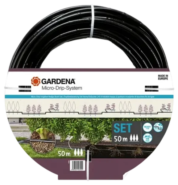 Gardena 13501-20 Micro-Drip-System zavlažovanie kríkov/živých plotov (50 m) (13501-20)