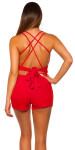 Sexy KouCla straps playsuit with bow Einheitsgroesse