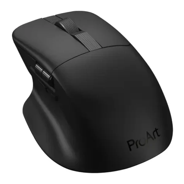 Asus ProArt MD301 čierna / Ergonomická optická myš / 8000 DPI / USB-C + 2.4 GHz + Bluetooth (90XB0AF0-BMU010)