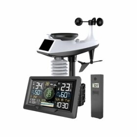 Solight TE91WiFi profesionálny SMART WIFI meteostanica / dva budíky / vlhkosť / tlak vzduchu / vietor (8592718036539)