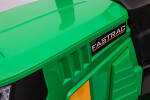 Mamido Mamido Detský elektrický traktor s vlečkou 12V 7Ah EVA kolesá ECO koža zelený