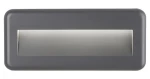 Nova Luce PULSAR STEP GREY 6 / Schodiskové svietidlo / LED / IP54 / 4 W (812102)
