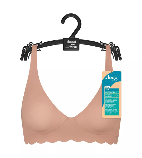 Dámska podprsenka ZERO Microfibre 2.0 Soft bra - CAMEO BROWN - sv. hnedá 00ME - SLOGGI BROWN L
