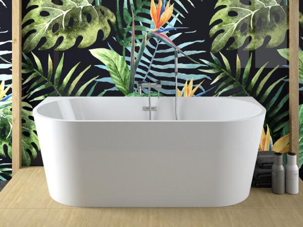 BESCO - Voľne stojaca vaňa VICA - Rozmer vane - 150 × 80 cm VANVIC150