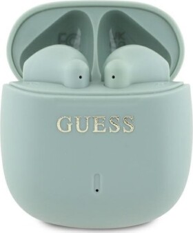 Guess Bluetooth headphones GUTWSJ14ESGN TWS + docking station green/green Printed Classic Logo