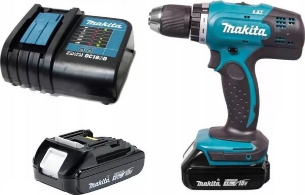 Makita WIERTARKO-WKRÄTARKA akumulátorOWA 18V LXT 2*1.5AH 2 BIEGI