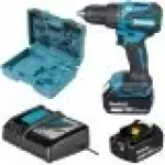 Makita DHP490RFX3 / Aku Príklepová vŕtačka / 18V / 1900 ot-min / 28500 úderov-min / 65 Nm / 2x 3.0 Ah (DHP490RFX3)