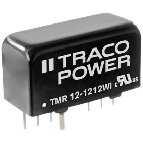 TracoPower TMR 12-1212WI DC / DC menič napätia 12 V/DC 1.0 A 12 W; TMR 12-1212WI