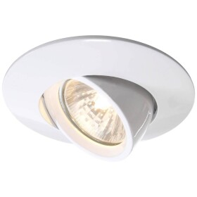 Deko Light Einbauring 102 GU5.3 126070 krúžok pre stropnú montáž LED , halogénová žiarovka GU5.3, MR 16 50 W Dopravní biela (RAL 9016); 126070