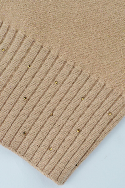 DÁMSKA ČIAPKA S MODALOVÝMI FLITRAMI CZ103 Béžová 54-58