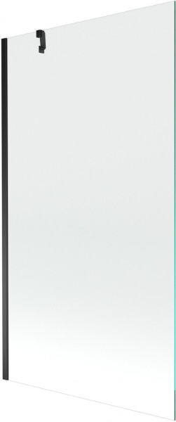 MEXEN/S - Next vaňová zástena FIX 90x150, transparent, čierna 895-090-000-00-00-70