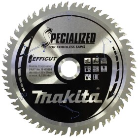 Makita B-69864 B-69864 pílový kotúč 165 x 20 x 1.85 mm Počet zubov (na palec): 60 1 ks; B-69864