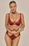Kinga nohavičky P-1148/2 Cherry 3XL kaštanové 3xl