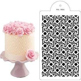 Šablóna Labyrint 40x21 cm - Cakesicq - Cakesicq