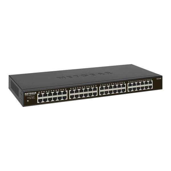 NETGEAR GS348-100EUS sieťový switch 48 portů 1 GBit/s; GS348-100EUS