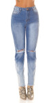 Sexy Highwaist Mom Jeans with color gradient denimblue